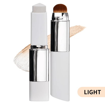 🎉BUY 1 GET 1 FREE🎉[OFFICIAL PRODUCT] Softiding Cover Cream Stick V w/ Detachable Brush - Korean Skin Care Color-Changing Foundation Stick with Collagen Capsules (0.45 oz)