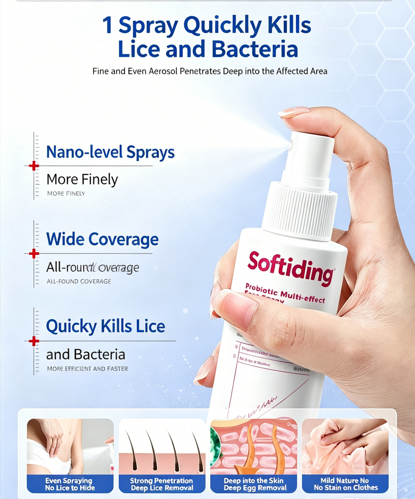 Probiotic Feminine Spray – pH 4.5 Cooling, Restores Flora & Eliminates Odor. Plant-Based, Gynecologist Tested, for Postpartum & Period
