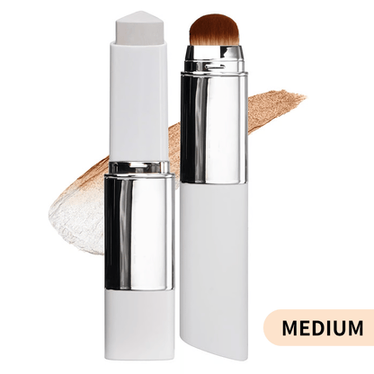 🎉BUY 1 GET 1 FREE🎉[OFFICIAL PRODUCT] Softiding Cover Cream Stick V w/ Detachable Brush - Korean Skin Care Color-Changing Foundation Stick with Collagen Capsules (0.45 oz)