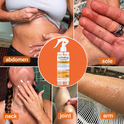🥰Softiding Keratin Care Kojic Acid Turmeric Spray 200ml Pore Clearing Exfoliating Formula Skin Repair Scrub(Buy three, get one free)