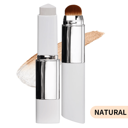 🎉BUY 1 GET 1 FREE🎉[OFFICIAL PRODUCT] Softiding Cover Cream Stick V w/ Detachable Brush - Korean Skin Care Color-Changing Foundation Stick with Collagen Capsules (0.45 oz)