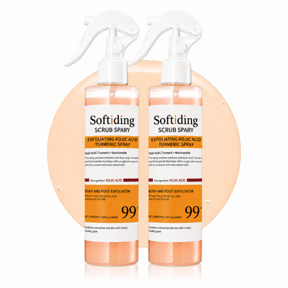 🥰Softiding Keratin Care Kojic Acid Turmeric Spray 200ml Pore Clearing Exfoliating Formula Skin Repair Scrub(Buy three, get one free)