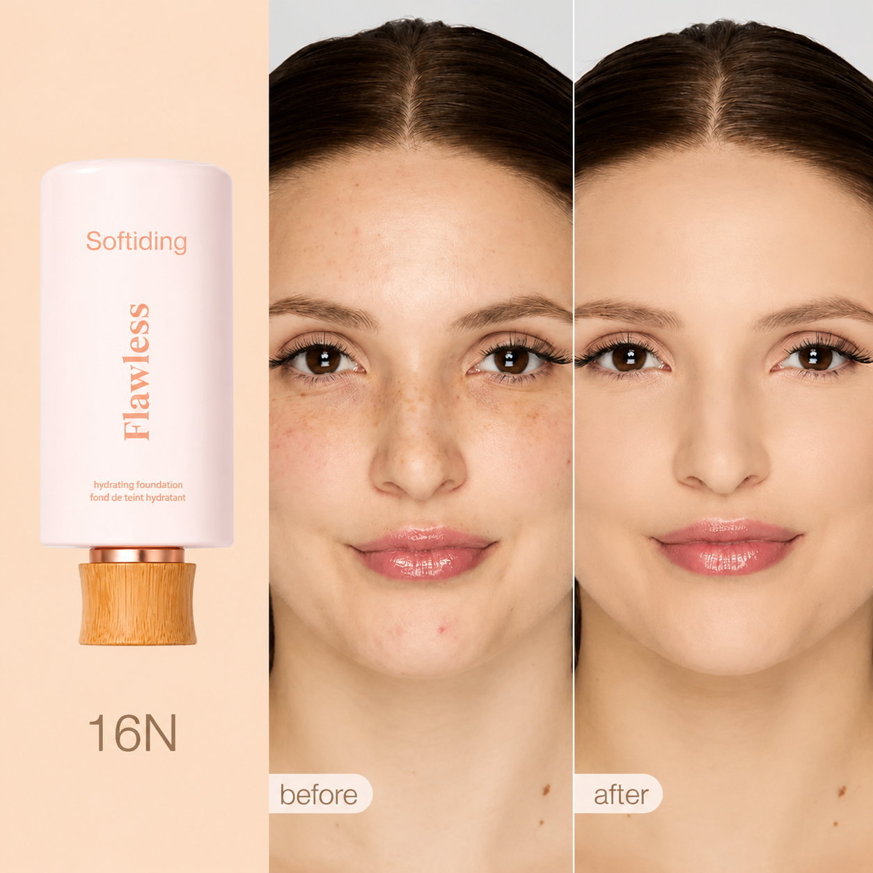 Timeless Hydrating Serum Foundation +  Brush
