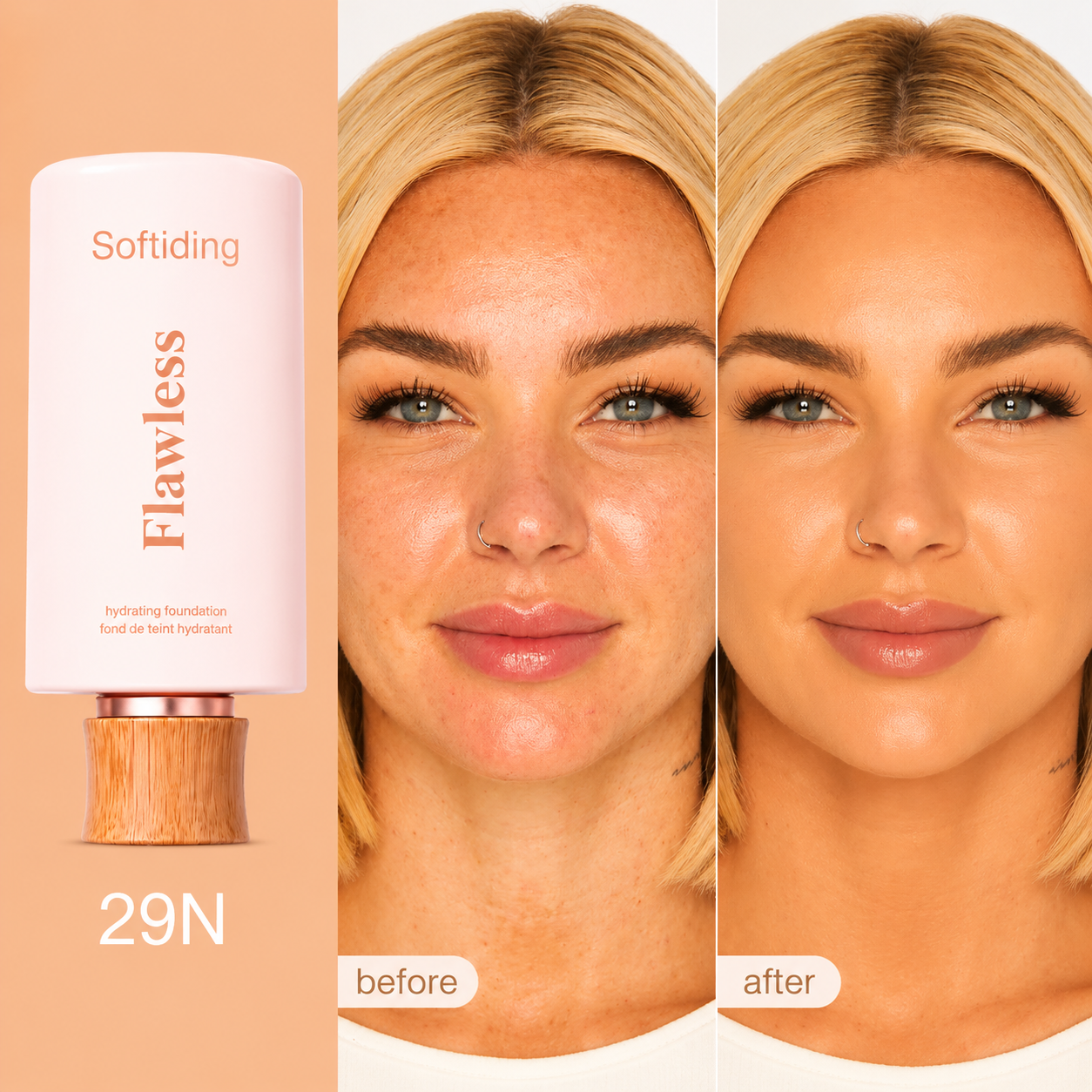 Timeless Hydrating Serum Foundation +  Brush