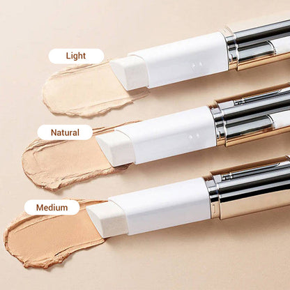 🎉BUY 1 GET 1 FREE🎉[OFFICIAL PRODUCT] Softiding Cover Cream Stick V w/ Detachable Brush - Korean Skin Care Color-Changing Foundation Stick with Collagen Capsules (0.45 oz)